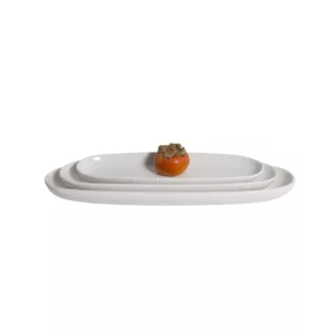Narrow White Platters